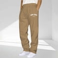 thumbnail image 1 of Goodtrade8 Sweat Pants for Mens Open Bottom with Pockets Casual Baggy Elastic Waist Workout Printed Joggers Pants for Men, 1 of 5