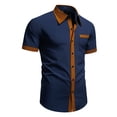 thumbnail image 1 of Goodtrade8 T Shirts for Men with Pockets Button Down Short Sleeve Business Summer Mens Shirts, 1 of 9