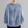 thumbnail image 1 of Goodtrade8 Winter Tops for Men Plain Casual Long Sleeve Crew Neck Men's Sweatshirts, 1 of 6