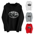 thumbnail image 1 of Goodtrade8 Women's Sweatshirts Graphic Hooded Pullover Sweatshirt Long Sleeve Casual Printed Comfortable Fashion Blouse Tops, 1 of 3