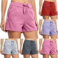 thumbnail image 1 of Goodtrade8 Womens Athletic Hiking Running Shorts for Women Yoga Workout Gym Quick Dry Shorts with Pockets, 1 of 3
