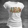 thumbnail image 1 of Goodtrade8 Womens July 4th Shirts Red White and Blue Summer Pullover American Flag Graphic Casual Short Sleeve , Independence Day Red White and Blue Tops for Junior Crew Neck, 1 of 5