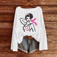 thumbnail image 1 of Goodtrade8 Womens Shirts Sweaters Casual Pullover Long Sleeve Dressy Winter Crew Neck Tops Blouse for Women, 1 of 4
