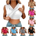 thumbnail image 1 of Goodtrade8 Work Tank Tops for Women Summer Undershirts Pullover Crew Neck Casual Sleeveless,with Built in Bras Casual Womens Tops Plain, 1 of 8