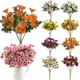 thumbnail image 1 of Goodw7 Artificial Fall Flowers Arrangement, Realistic Fake Daisies for Outdoor Indoor Decor, Lifelike Bloom Bunches for Porch Pots Planters Home Garden Displays, 1 of 8