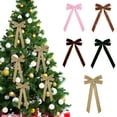 thumbnail image 1 of Goodw7 Christmas Velvet Bow Decorations 16 Pack, Wreath Garland Decorations with Gold Ties, Plush Velvet Ribbon for Holiday Gift Wrapping Ornaments, 1 of 4