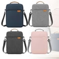 thumbnail image 1 of Goodw7 Messenger Shoulder Bag, Soft Lined Tablet Sleeve with Multiple Organizer Compartments, Durable Cloth Crossbody Handbag for Daily Commute Office, 1 of 6