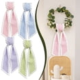 thumbnail image 1 of Goodw7 Wreath Sash for Front Door, Wavy Edge Polyester Ribbon for Wreath Garland Decor, Versatile Sash Ribbon for Holiday Wedding Home Doorway, 1 of 7
