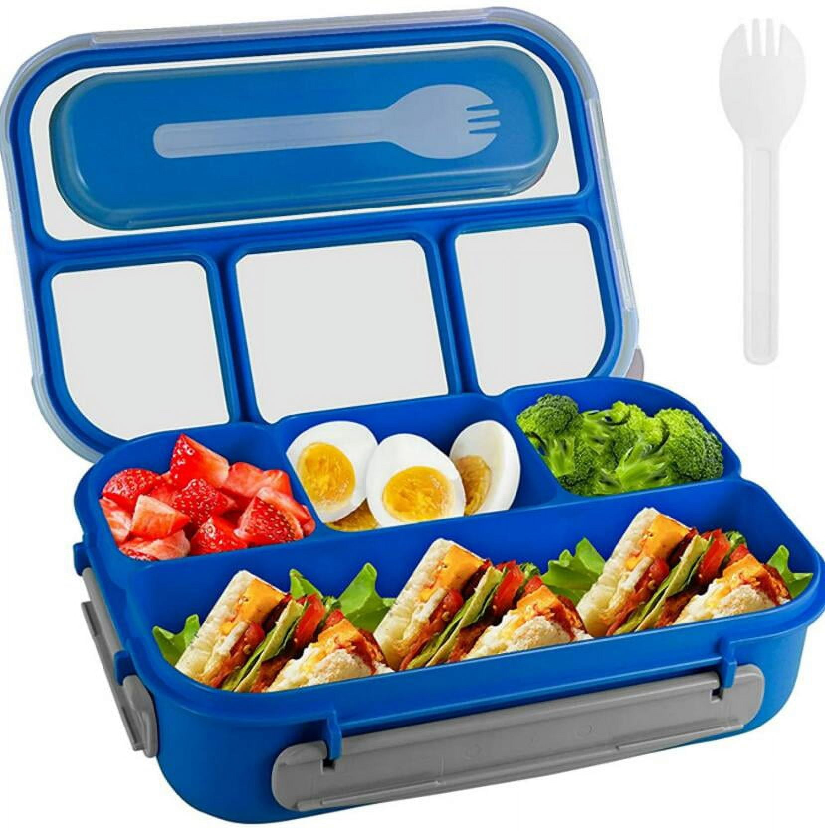 Buy BM INTERNATIONAL Tiffin Box Lunch Box for Kids - Lunch Boxes for Office  Men Leak Proof 3 Compartment Lunch Box Reusable Freezer Safe Food Containers  with Spoon for Adults and Kids