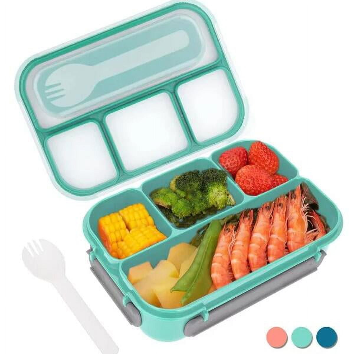 Goodwill Bento Box Lunch Box Kids, Bento Box Adult Lunch Box, Lunch  Containers for Adults/Kids/Toddler, 5 Cup Bento Boxes with 4  Compartments&Fork, Leak-Proof, Microwave/Dishwasher/Freezer Safe，Pink 