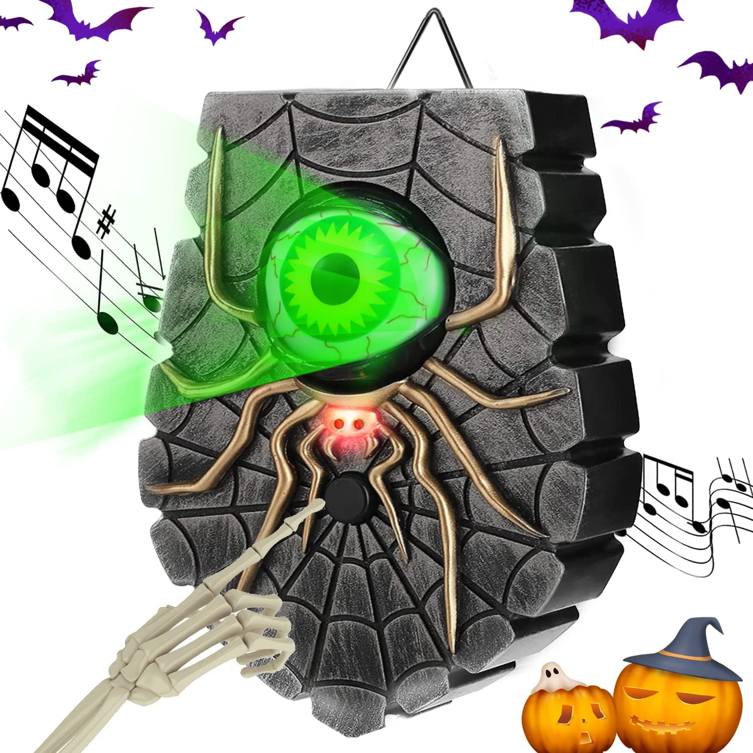 Goodwill Halloween Decoration Doorbell, Haunted Doorbell Animated