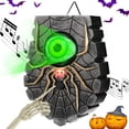 thumbnail image 1 of Goodwill Halloween Decoration Doorbell, Haunted Doorbell Animated Spider Eyeball Halloween Decor with Spooky Sounds & Eyes Doorbell, Trick or Treat Event for Kids, Haunted House Halloween Party Prop, 1 of 7