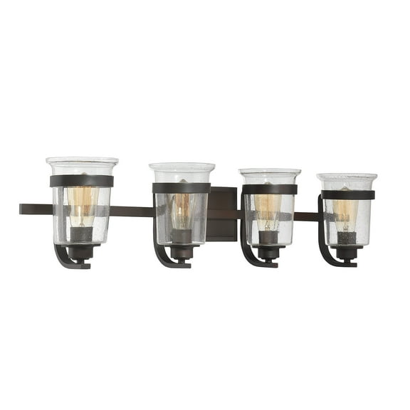 Goodwin 4-Light Bathroom Vanity Light in English Bronze