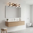thumbnail image 1 of Goodwin 4-Light Bathroom Vanity Light in English Bronze, 1 of 7