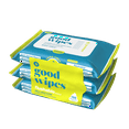thumbnail image 1 of Goodwipes Flushable Butt Wipes Safe for Sensitive Skin, Shea-Coco Scented, 6 Pack, 300 Total Wipes, 1 of 1