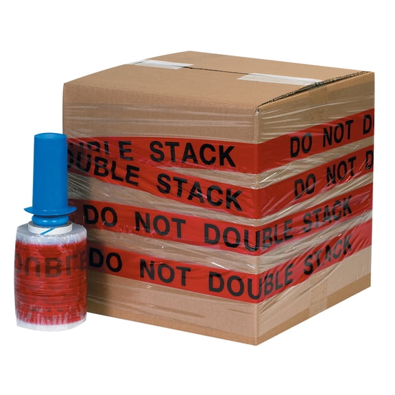 Box Partners IW DO NOT Double STACK,5x80 Gaugex500',RD/Blk,6/CS - BXP GOODID5DNDS