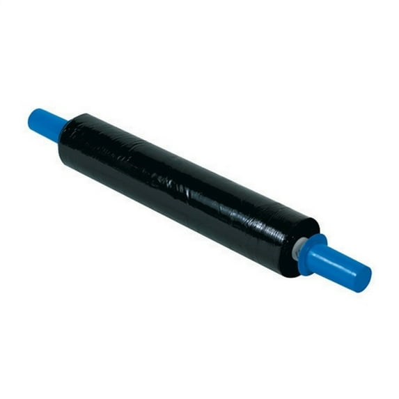 Goodwrappers&Reg; Colored Cast Stretch Film Black 20" X 80 Gauge X 1000' Roll (4 Roll/Case)
