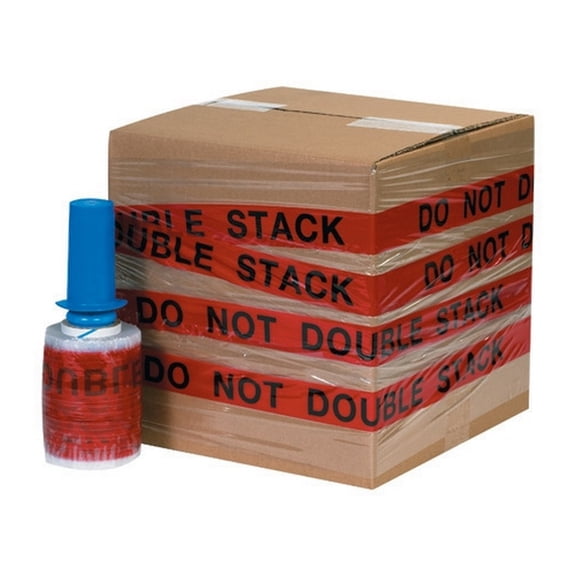 Goodwrappers&Reg; Identi-Wrap "Do Not Double Stack" 5" X 80 Gauge X 500' Roll (6 Roll/Case)