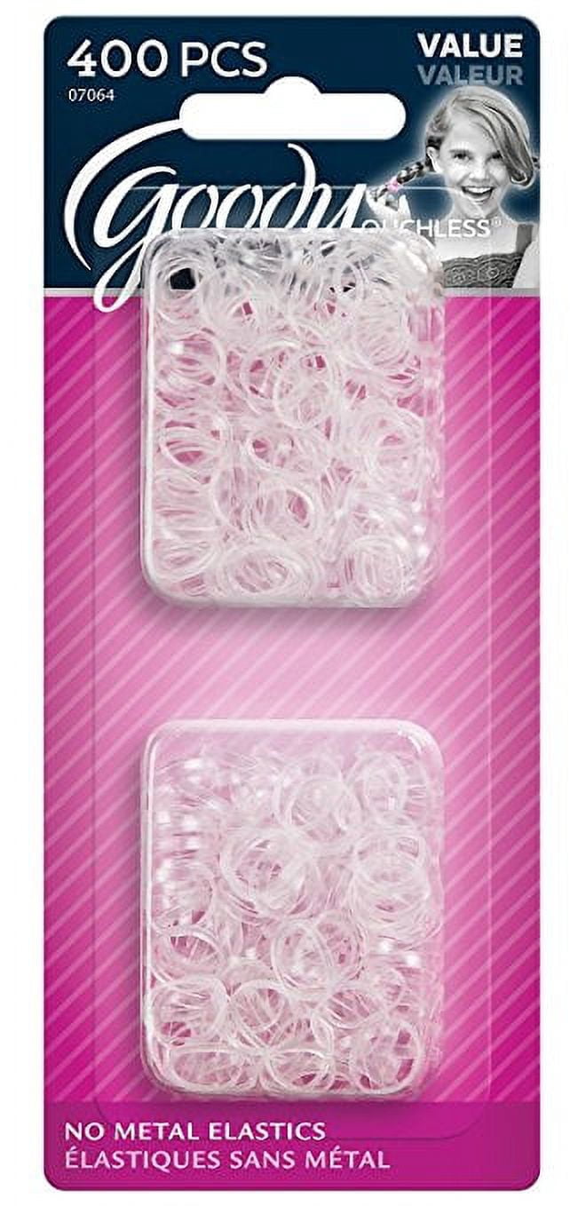 Goody 1892399 Clear Ouchless Mini Elastics 400 Count