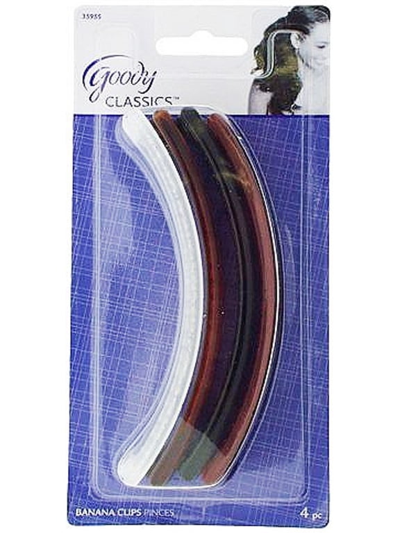 35955 Women's Classics 5-Inches Clincher Comb, Assorted Colors, 4 Count