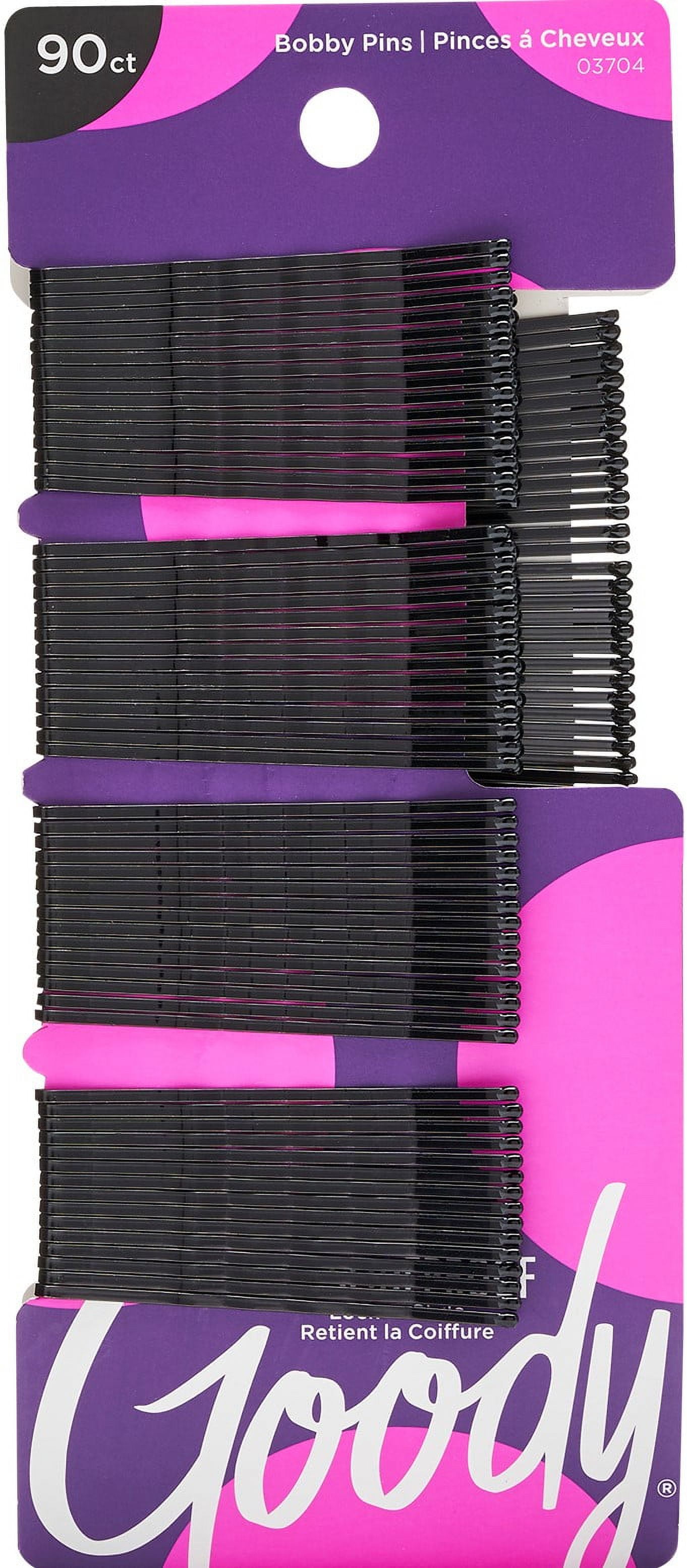 Goody Bobby Pins, Black 03704, 90 count