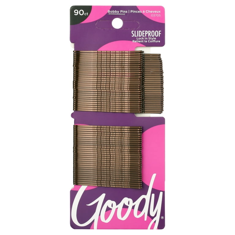 Goody® Brown Bobby Pins, 90 CT