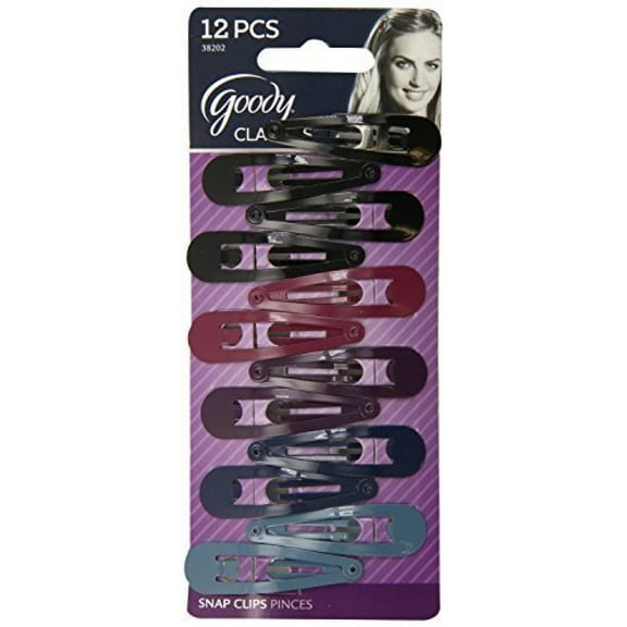 Goody Classics Contour Clip - 2 Packs Of 12 Count = 24 Clips