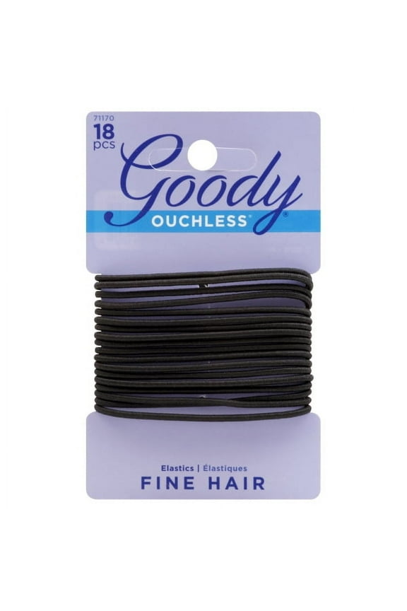 Classics Elastic Large Thin Black, 18 Count