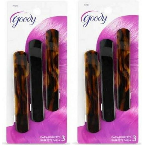 Goody Classics Rounded Barrette - 6 Count