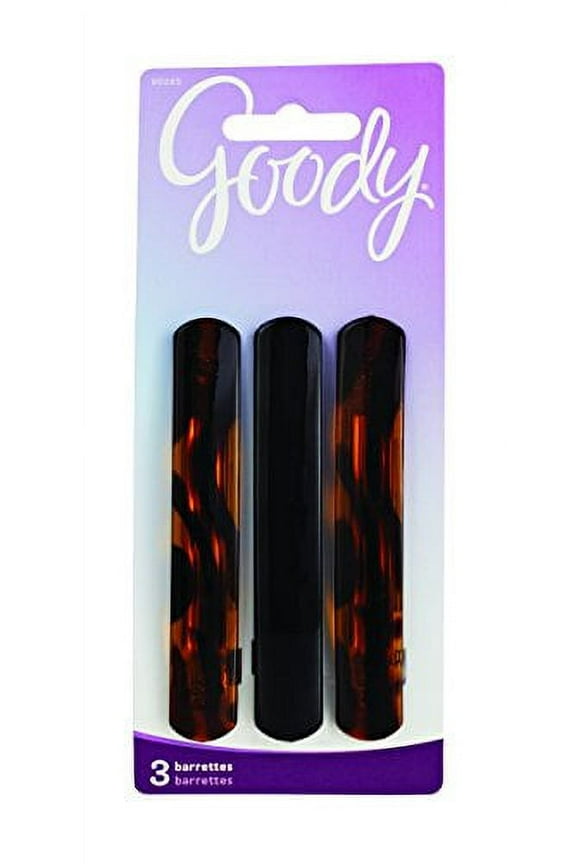 Classics Rounded Hair Barrette, 3 Count