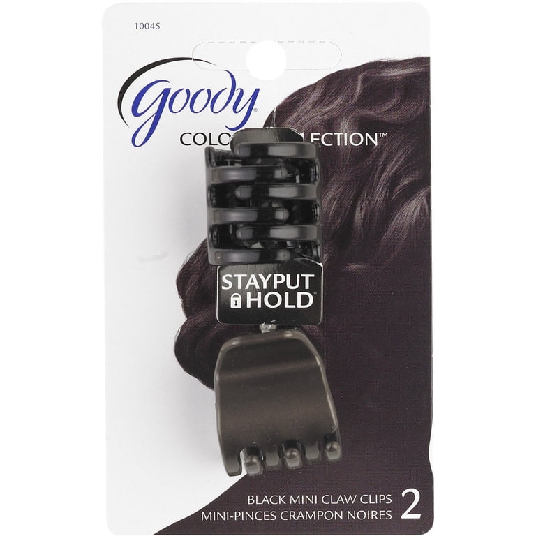 Lot De 6 Mini Pinces Noires My Accessories - Neuf Sous Emballage D'origine - Parfait Pour Coiffure