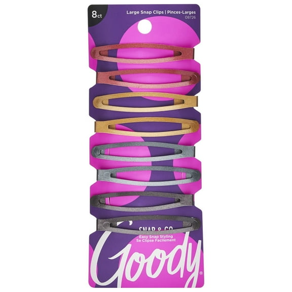 Goody Contour Clips, 8 CT