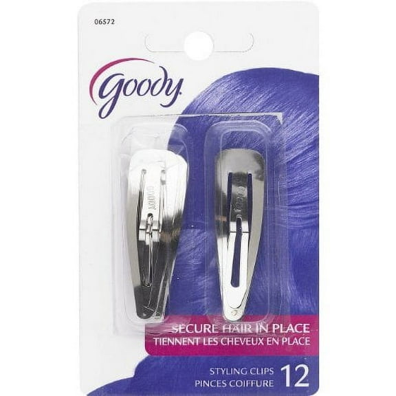 Goody Curl Contour Clips, 12 Count