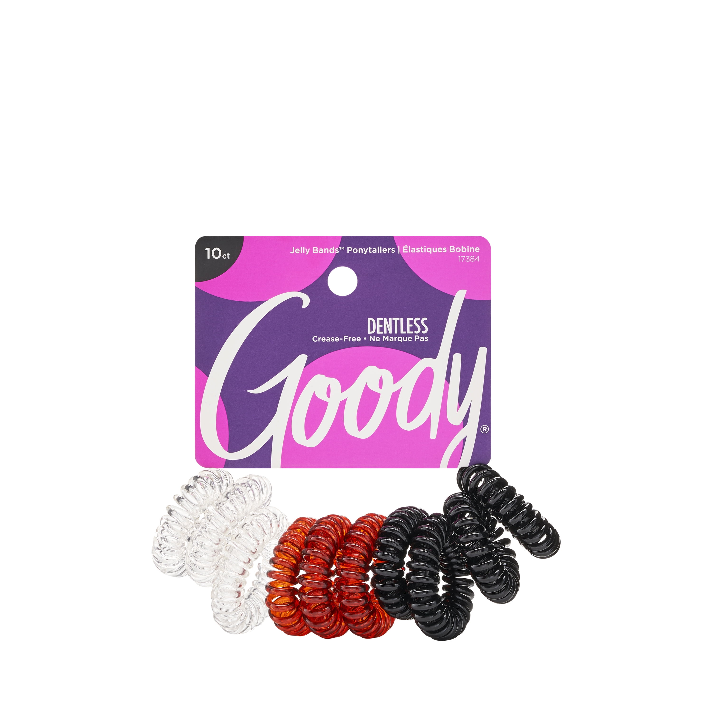 Goody?? Dentless Jelly Bands??? Mini Coil Ponytailers Assorted Colors ...