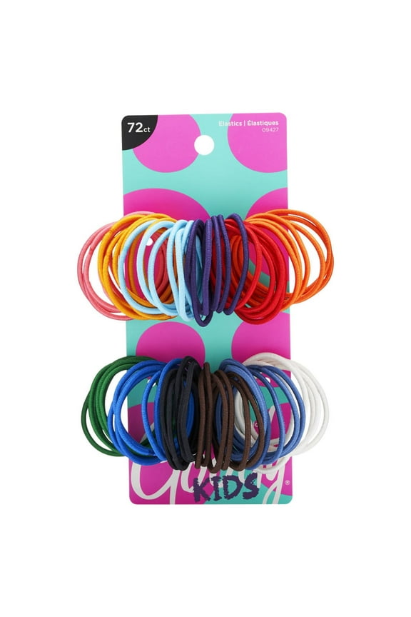 Girls 3MM Elastics, 72 CT
