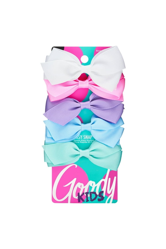 Girls Bows, 5 count