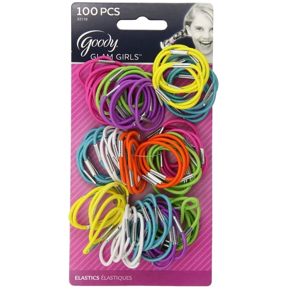 Goody Girls Classics Small Thin Metal Elastics 100 ea (Pack of 3)