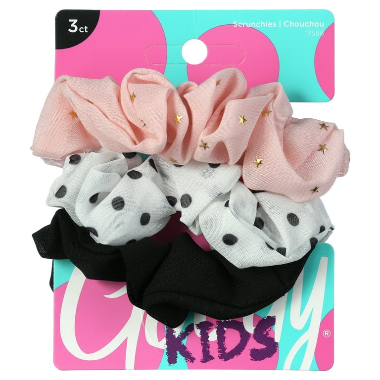 Goody Girls Polka Dot Scrunchies 3 CT Walmart