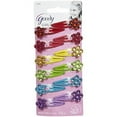 thumbnail image 1 of Goody Girls Pretty Flower Snap Clips, - 2 Packs Of 12 count = 24 Clips, 1 of 3