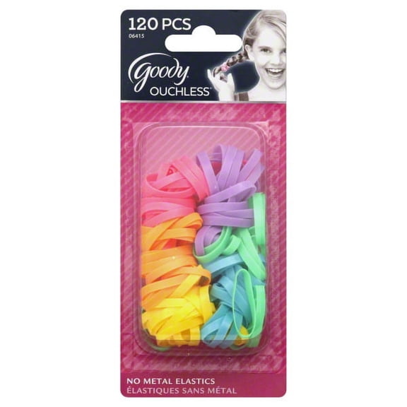 Goody Girls Thick Neon Latex Elastic 120-Count