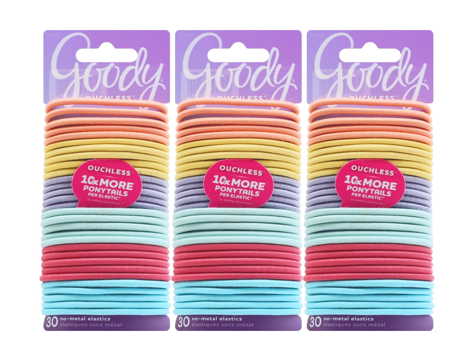 Goody® Clear Polybands, 250 CT - Walmart.com