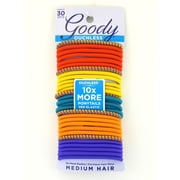 Goody Ouchless "Festival Assorted Colors" Ponytail Holders - 30 Pcs.