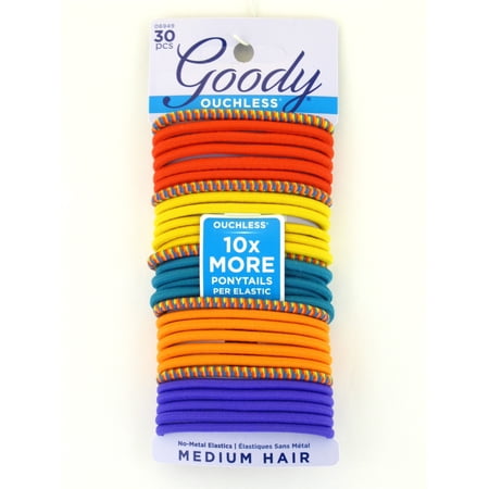 Goody Ouchless "Festival Assorted Colors" Ponytail Holders - 30 Pcs. price history and forecast - Goody