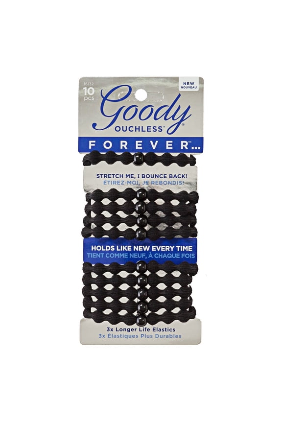 Ouchless Hair Forever Women's Braided Elastics 3 Pack