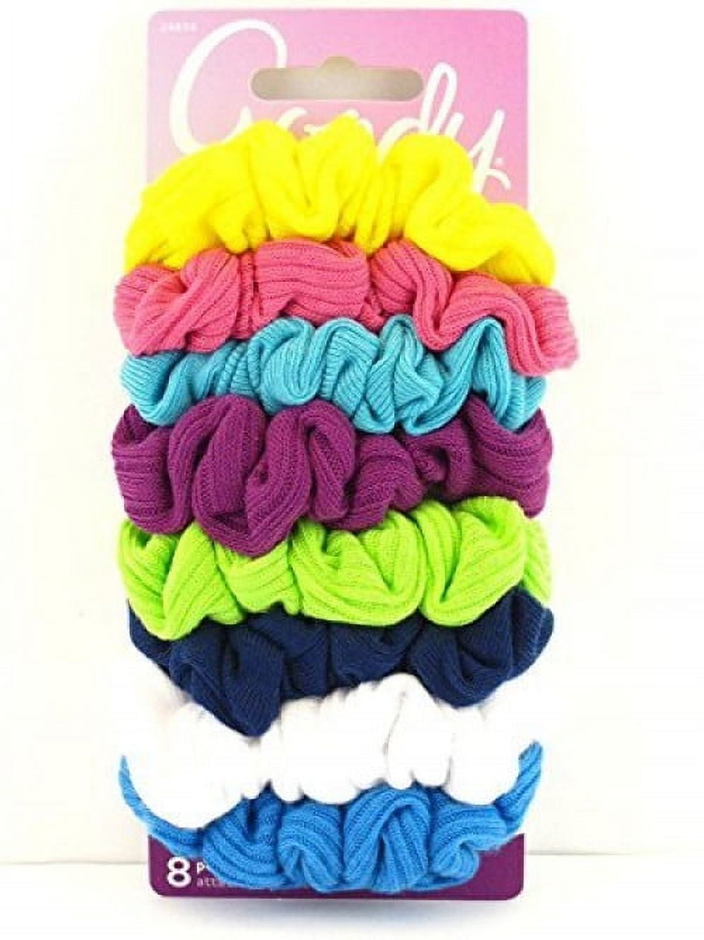 Goody Ouchless Hair Scrunchie Jersey Variety - 8 Pcs. (Colors May