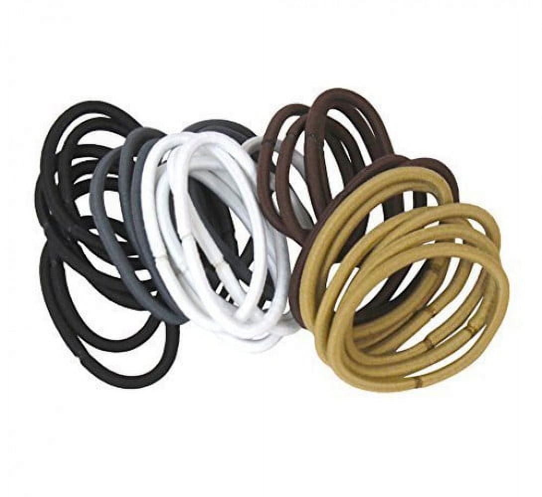 Goody Ouchless No Metal Elastics, 4mm Java Bean (150-Count)
