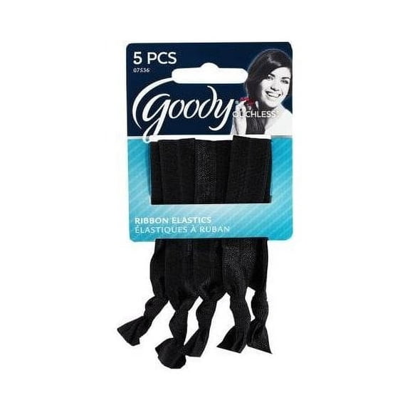 Goody Ouchless Ribbon Elastics, 5 count