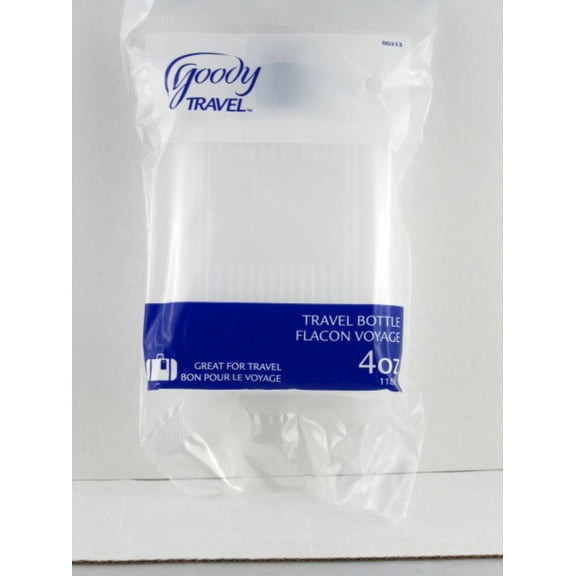 Goody Plastic Travel Bottle with Screw Cap - 4 oz.