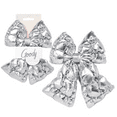 thumbnail image 1 of Goody Luxe Puffer Bow Barrette, Shimmery Silver, Stay-Tight Stylish Hair Clip, 1 Count, 1 of 7