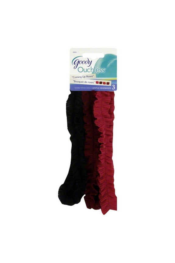 Ruby Scrunch Headband, 3 Pack